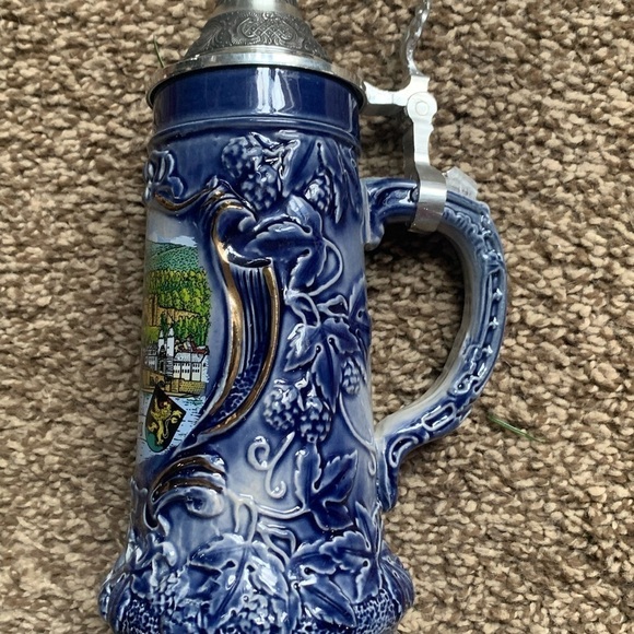 Heidelberg Ceramic 95% Zinn Made in Germany Stein - Picture 8 of 11